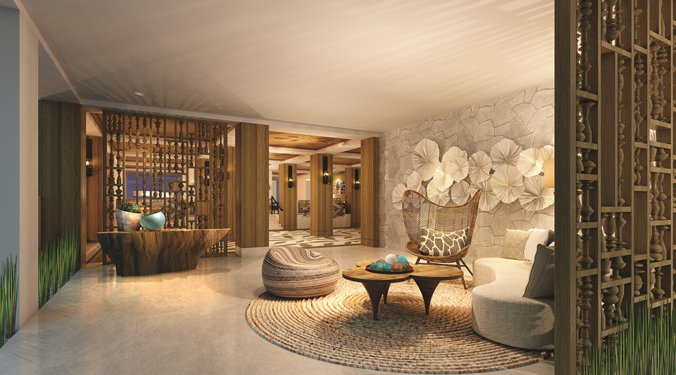 Shangri-La’s Le Touessrok Resort & Spa lobby